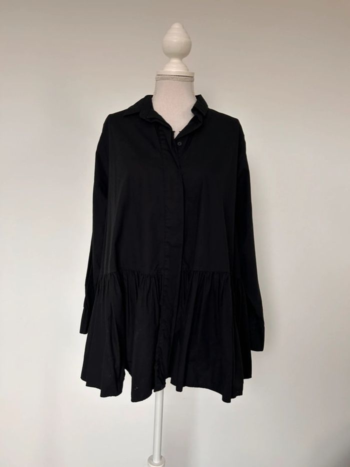 Chemise blouse Zara volant camicetta Camisa blusa shirt blusa camicia overhemd Folder manche - photo numéro 2