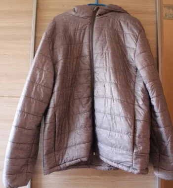 Manteau à capuche femme gris taille XL