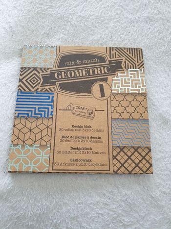 Carnet mix & match Geometric