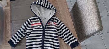 Manteau rayé