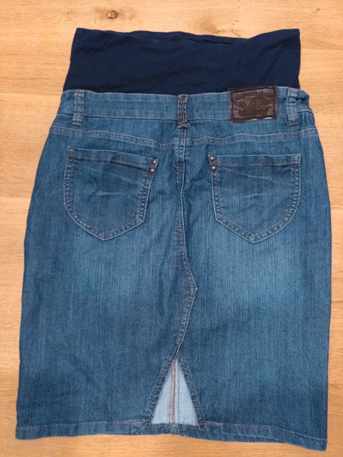 Jolie jupe en jean de grossesse 40 - photo numéro 4