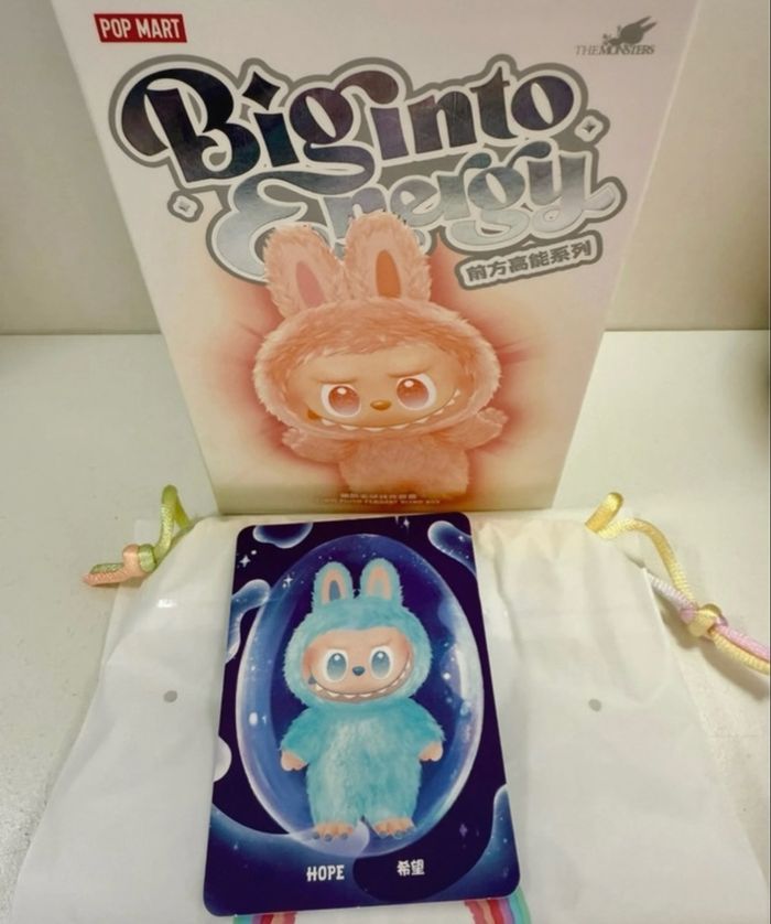 Big into Energy HOPE labubu popmart - photo numéro 3