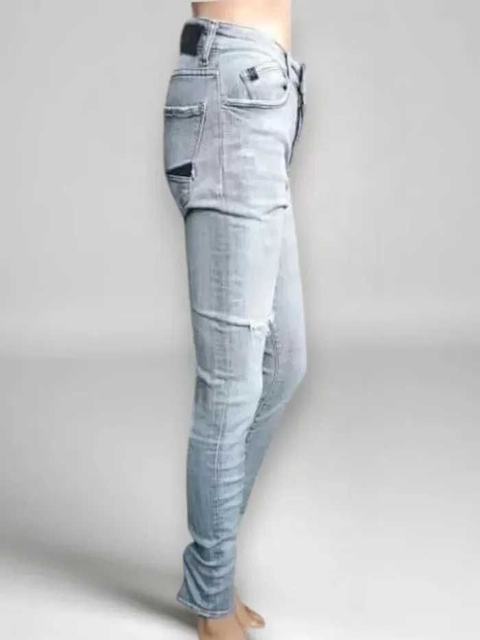 Jean Le Temps Des Cerises power, slim destroy ,taille mi-haute à l'avant haute à l'arriere ,stretch - photo numéro 4