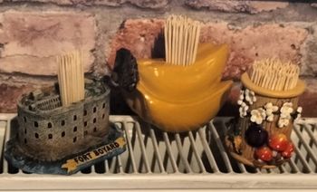 Lot de 3 porte cure dents