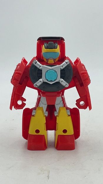 Figurine Transformers Playskool Heroes Rescue Bots Academy Hot Shot Converting Toy Robot / Hasbro