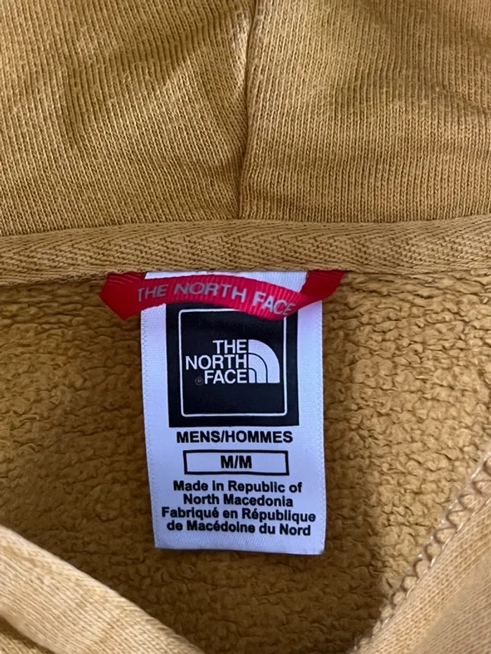 Hoodie sweat à capuche The North Face Jaune - taille M - photo numéro 4
