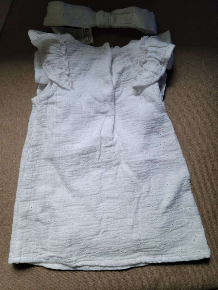 Robe été ou baptême bébé fille - photo numéro 2
