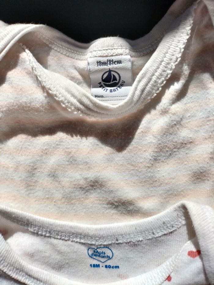 Lot de body taille 18 mois - photo numéro 2