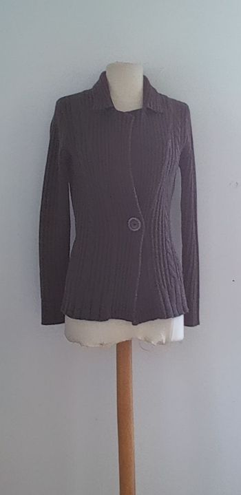 Veste femme taille S marron - Manche longue - Bon état 