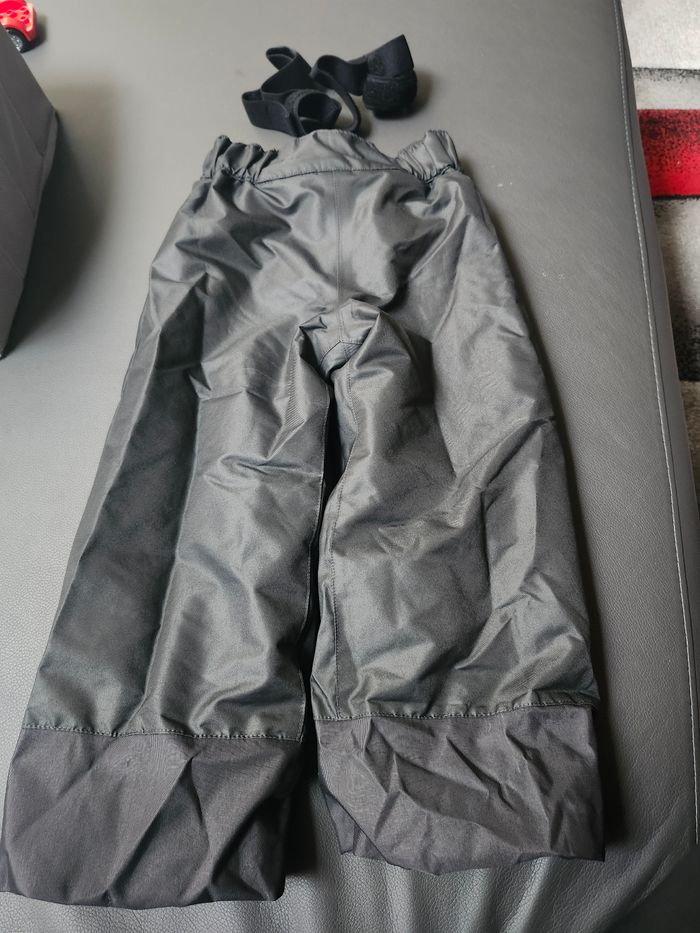 Pantalon de ski bebe enfant 3 ans wedze chaud et impermeable gris foncé