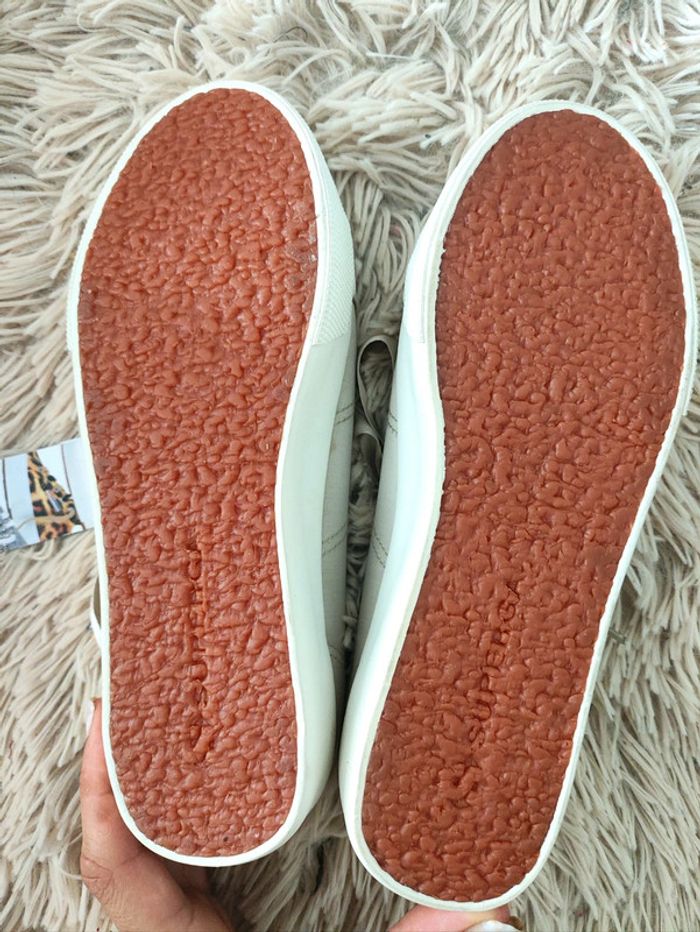 Sneakers Superga satin Gold - photo numéro 3