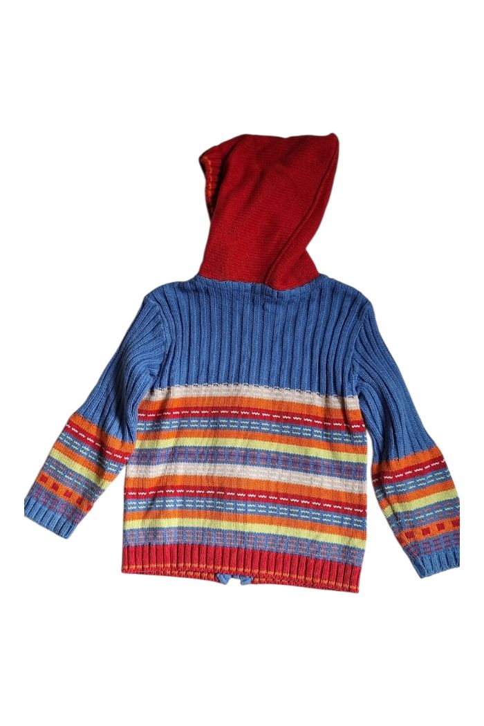 🌈 Gilet multicolore – Clayeux – Taille 4 ans - photo numéro 5