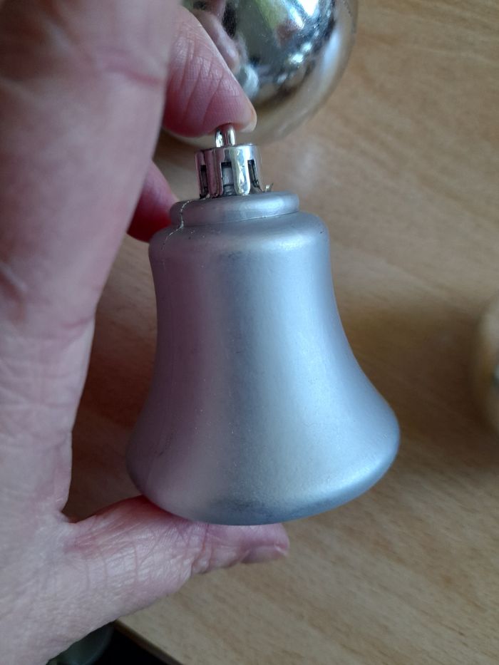 Déco de Noël blanc/ argenté