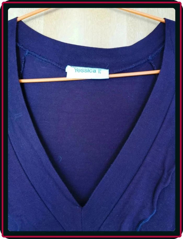 Tee shirt violet foncé - photo numéro 2