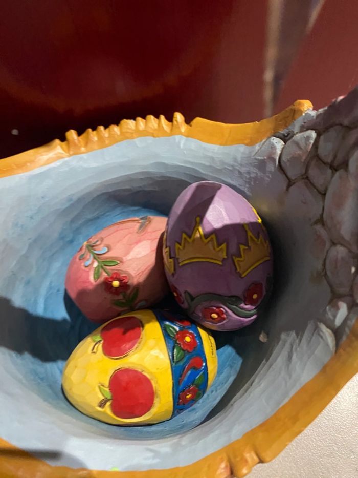Panier de Pâques oeuf disney traditions figurine blanche neige - photo numéro 2