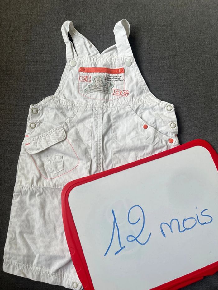 Salopette short orchestra 12 mois