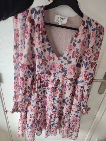 Robe Fleurie Sud Express ajustable à la taille