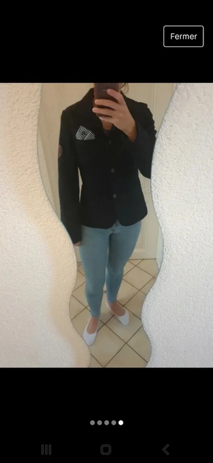 Veste de costume bleu marine - photo numéro 4