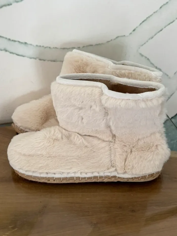 Chaussons montants écru femme fille Payote - photo numéro 2