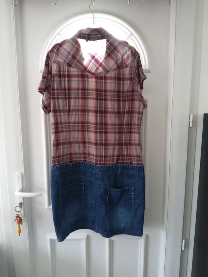 Robe chemisier/jeans - photo numéro 3