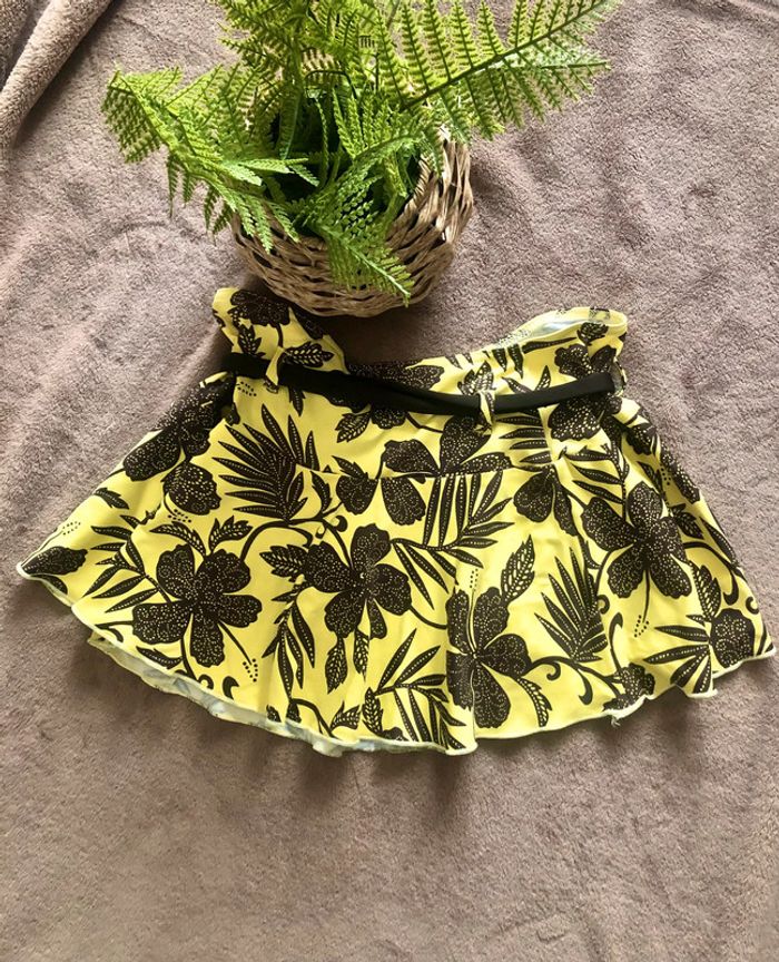 Jupe de plage jaune marron Banana Moon - photo numéro 8