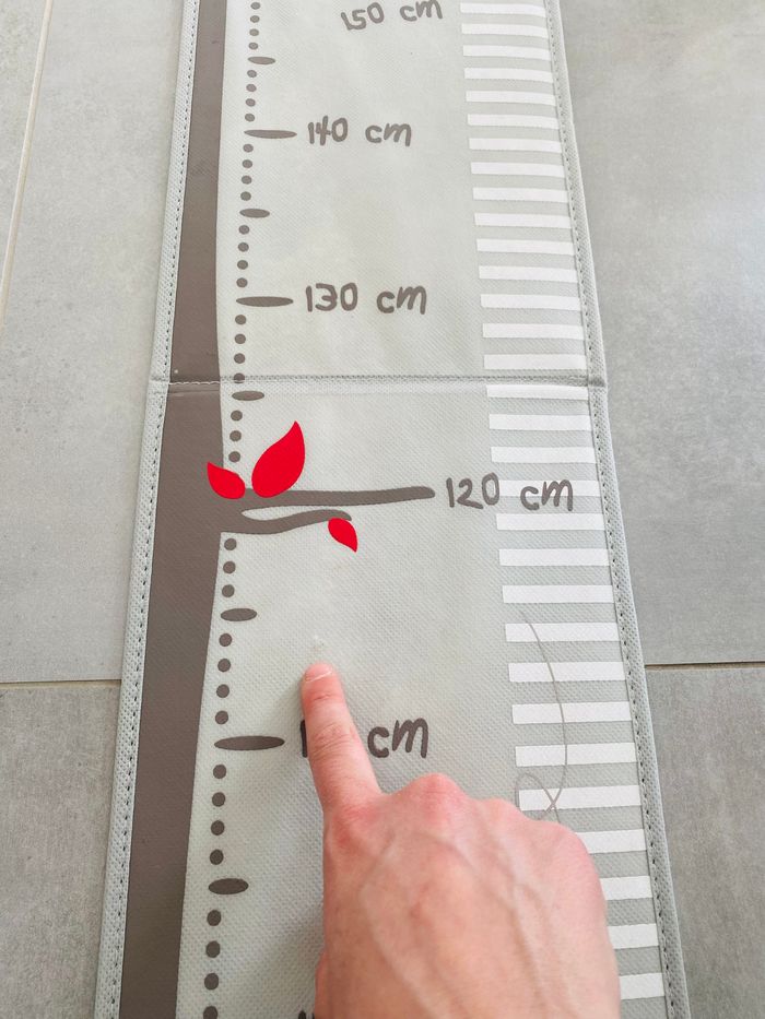 Toise enfant « c’est chouette » grise - photo numéro 2