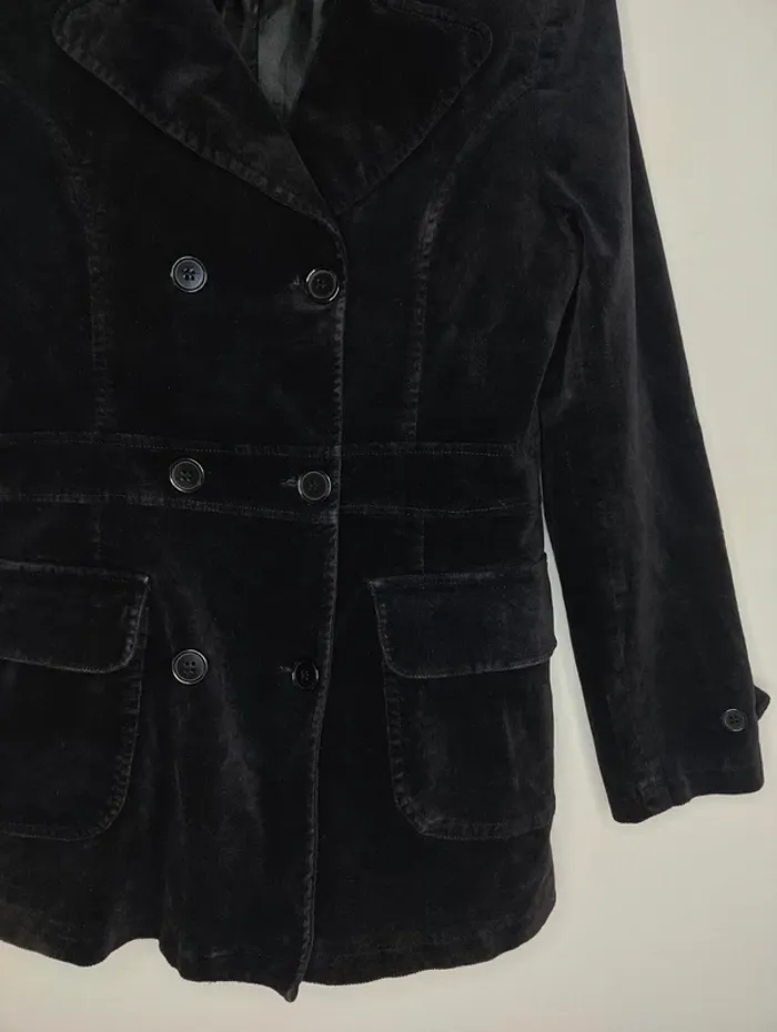 Veste caban en velours lisse Cherry T.42 - photo numéro 7