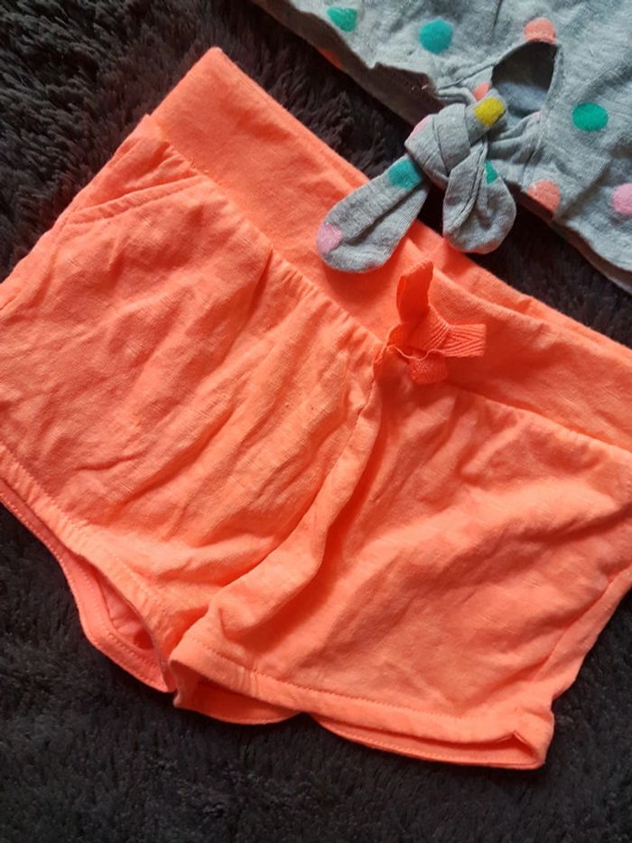 Ensemble short tee-shirt 12 mois - photo numéro 3