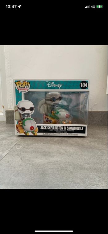 Funko Pop Jack Skellington in snowmobile 