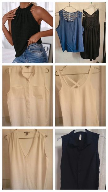Lot de 7 débardeurs