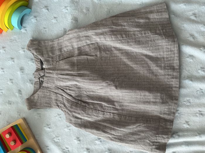 robe sans manches gris chiné 6 mois obaibi - photo numéro 4