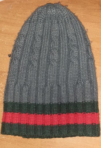 lot de 2 bonnet s de laine femme ou adolescent 18 cm a plat