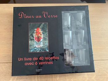 Livre cuisine et verrines