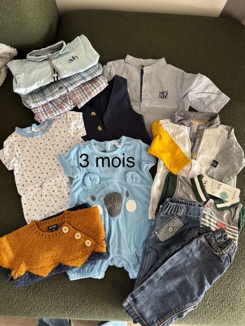 Lot vêtements 3 mois