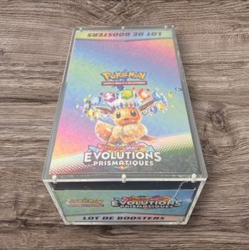 Protection acrylique premium pour display bundle Pokémon aimantée épaisse