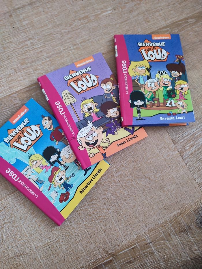 3 livre romans pour enfants
Bienvenue chez les Loud
Neufs