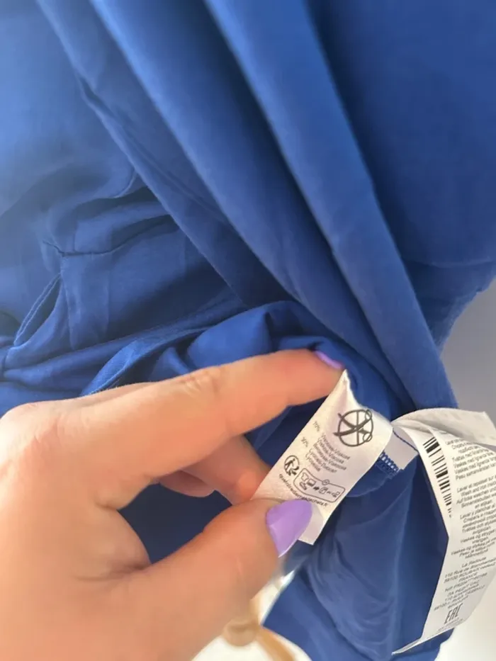 Robe portefeuille bleu roi La Redoute - Taille 42 - Neuve avec étiquette - photo numéro 7