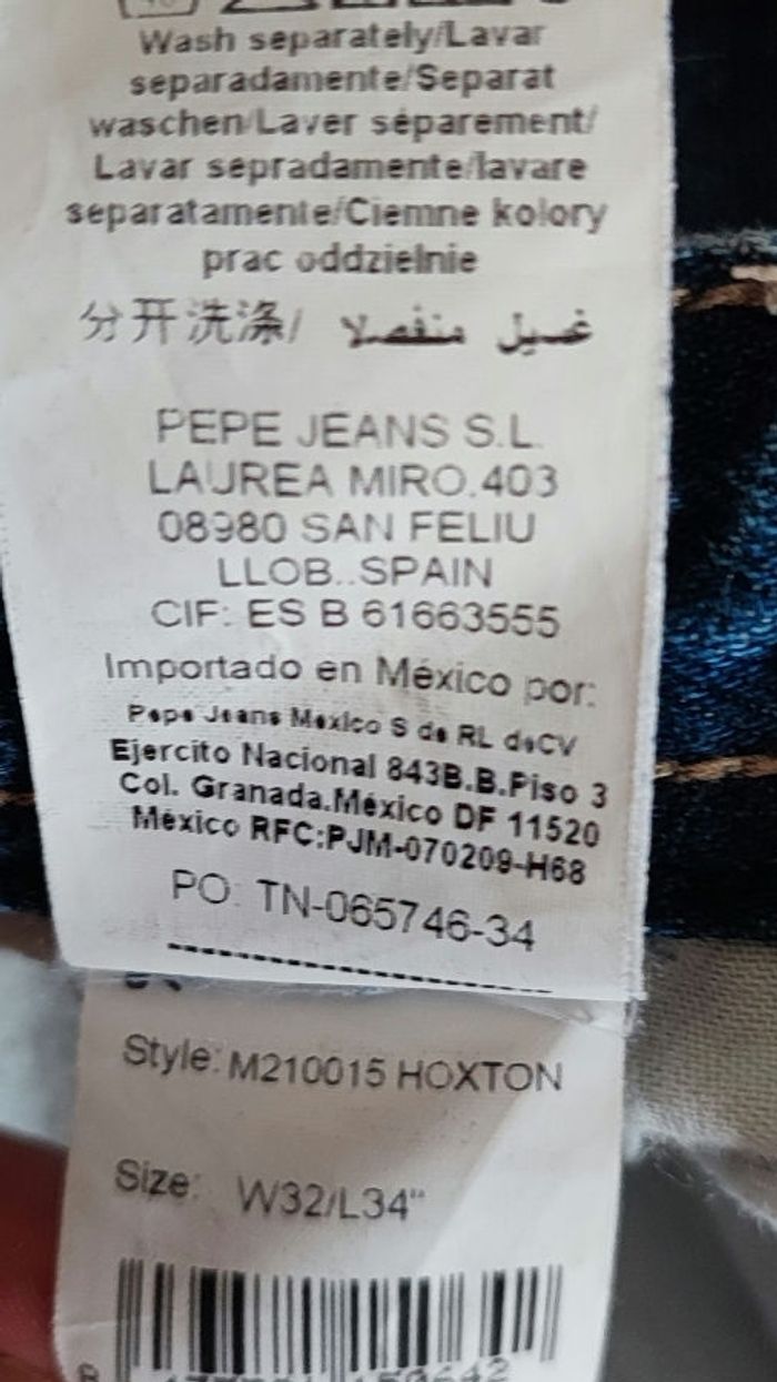 Jean Pepe Jeans W32/L34 - photo numéro 5