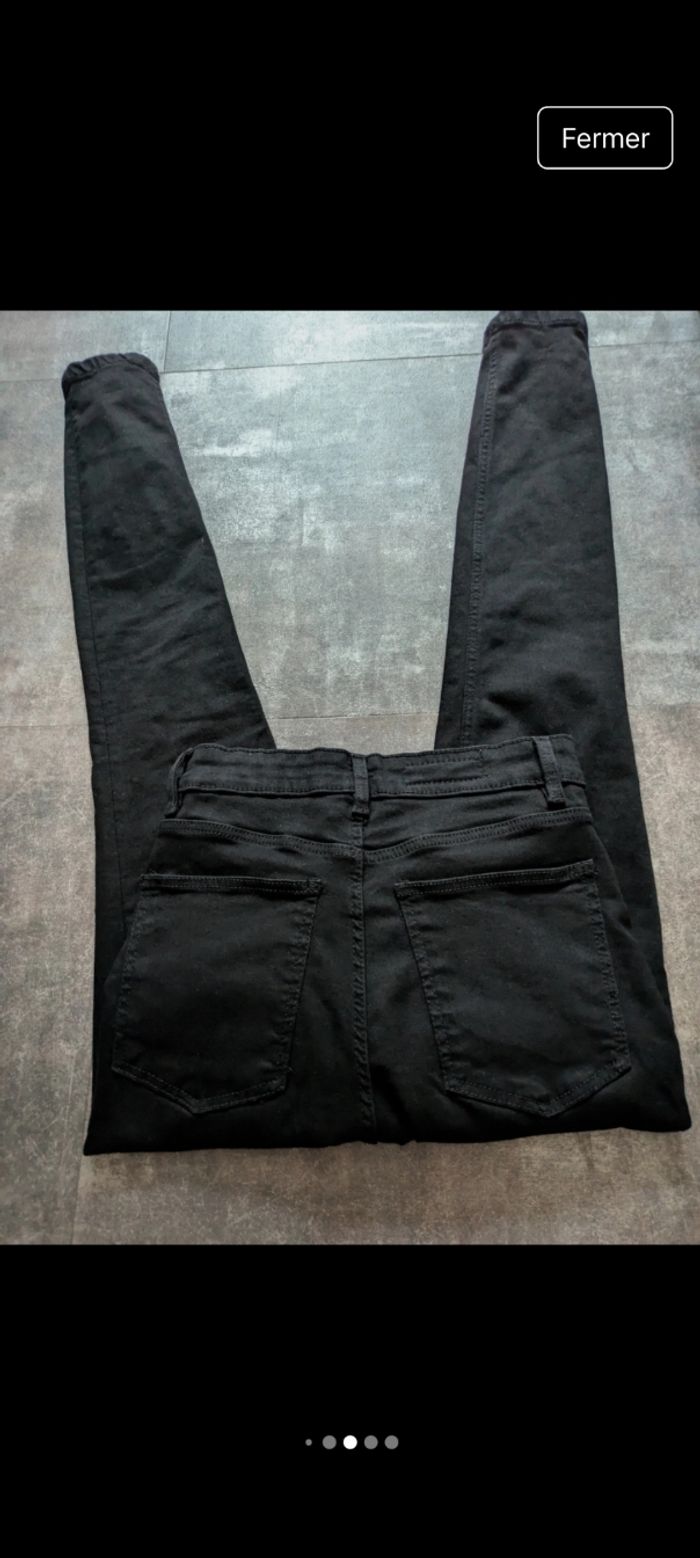Jean taille haute skinny zara - photo numéro 3