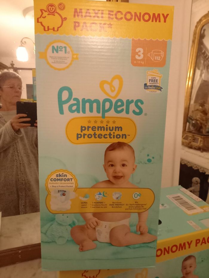 Couches pampers premium protection taille 3