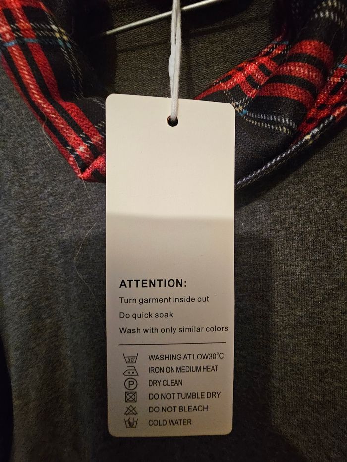 Jolie robe/tunique chaude et
confortable, style casual - esprit
tartan. - photo numéro 4