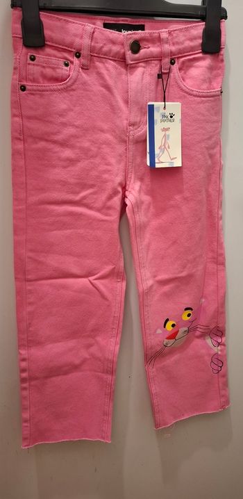 Jean La panthère Rose Taille 7-8 ans (122-128cm)