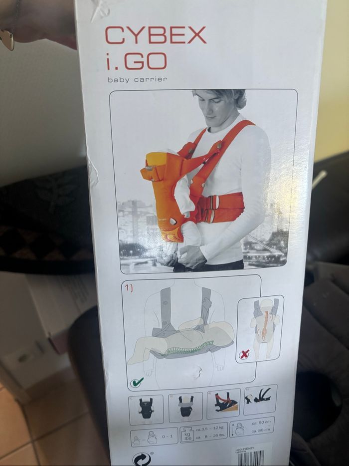 Porte bebe cybex i.go - photo numéro 3