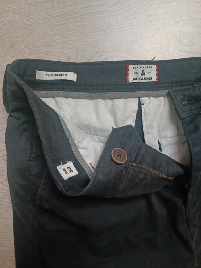 Pantalon noir jack and Jones 28 32 - photo numéro 2