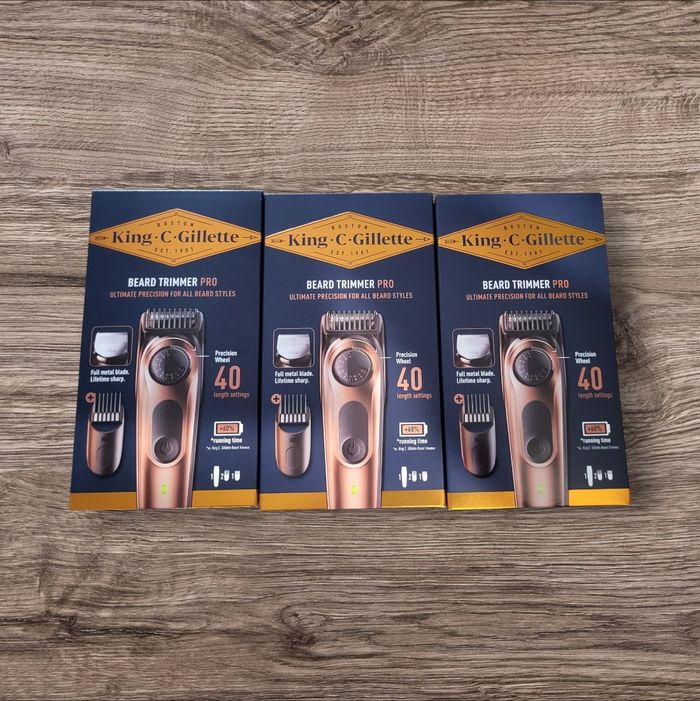 3 beard trimmer pro king c gillette