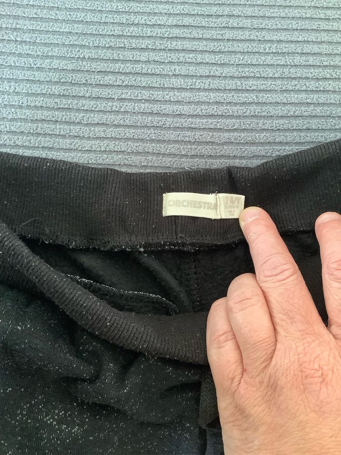 Pantalon de jogging noir chiné Orchestra 12 ans - photo numéro 4