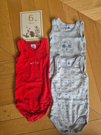 3 bodies sans manches