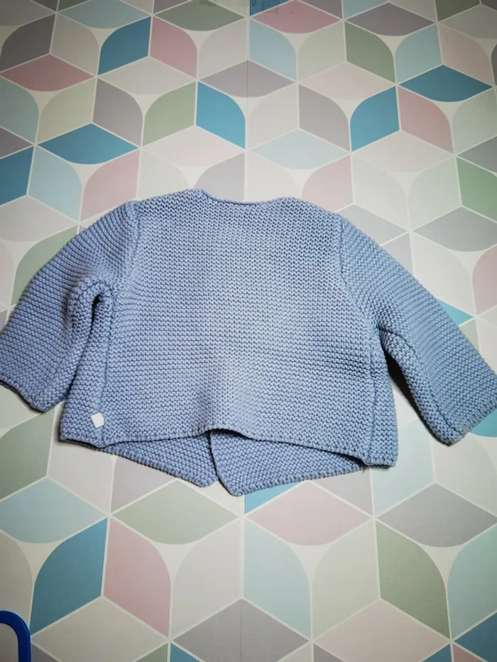 D4585 - gilet garçon 3 mois - photo numéro 4