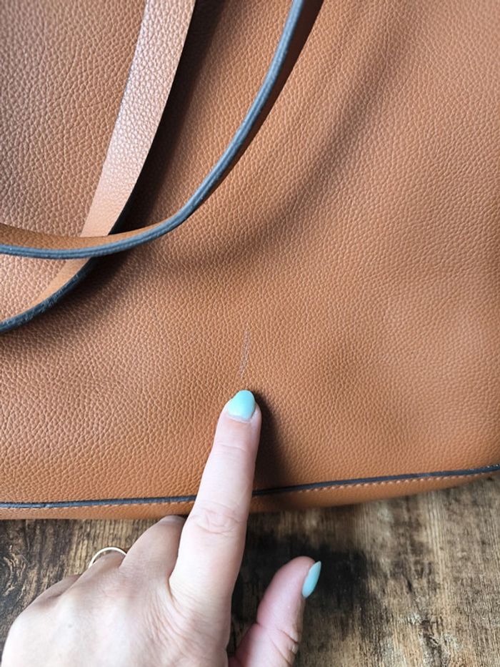 Sac cabas 3 compartiments camel eram neuf - photo numéro 10