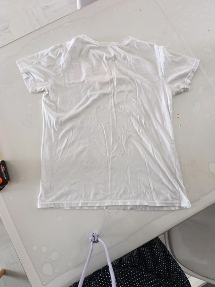Tee shirt blanc palmiers Kiabi 14 ans/XS - photo numéro 4